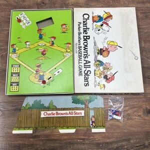 Charlie Brown's All-Stars Baseball Game Incomplete Peanuts Parker Brothers **